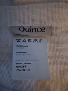 Quince Cotton Sheers Set Of 4